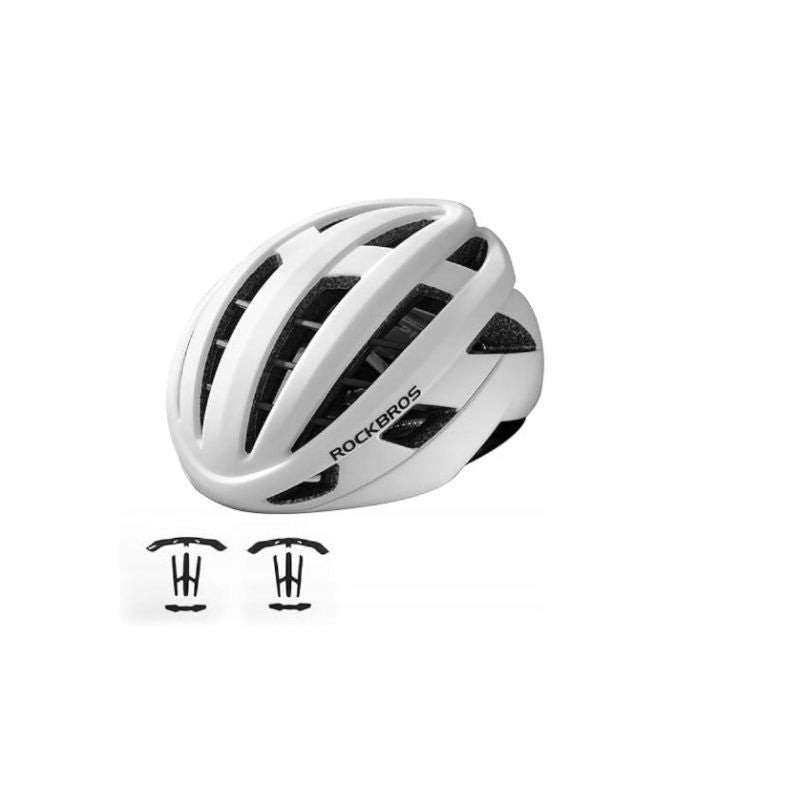 Rockbros bike helmet 10110039002 M (54-58) fehér sisak
