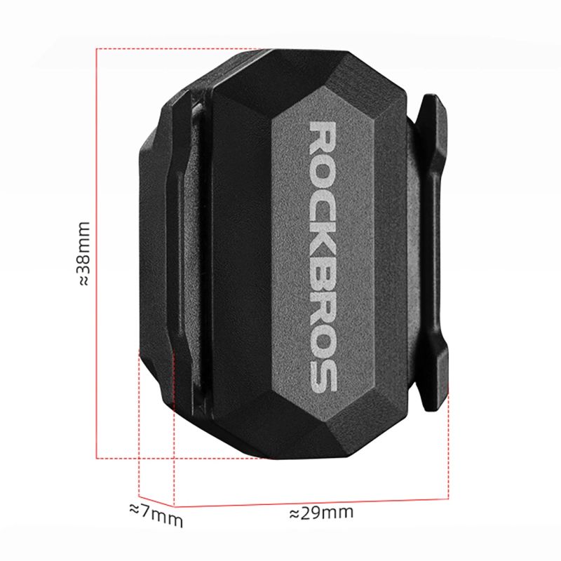 Rockbros C3 ANT+ / Bluetooth 2-in-1 Speed or Cadence Sensor - fekete