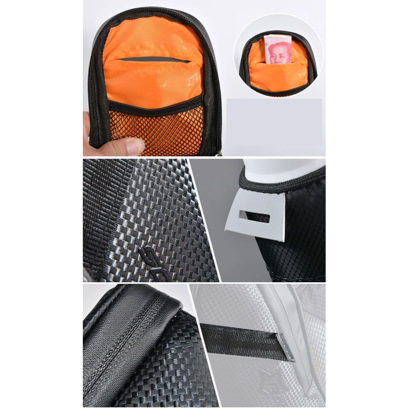 Rockbros C7-1 waterproof bicycle bag with saddle mounting 1.5l - fekete