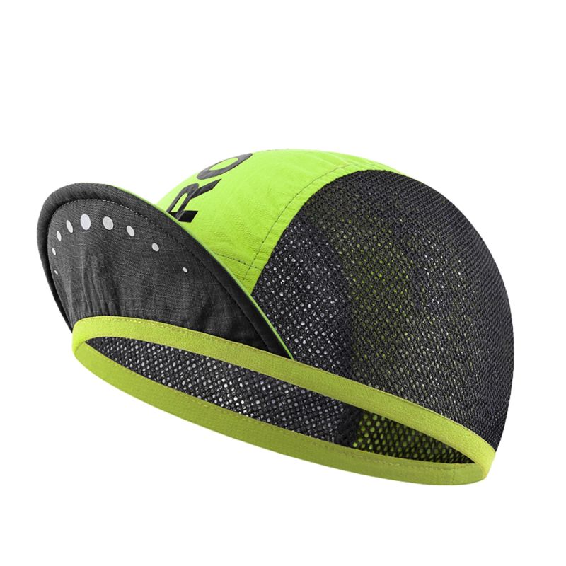 Rockbros Cycling Cap with Visor, Helmet Cover - zöld kötött sapka