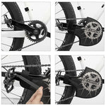 Rockbros D76 Crankset Transport Cover - Black and szürke