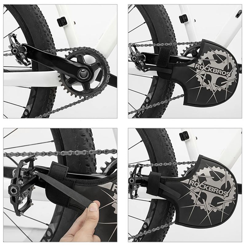 Rockbros D76 Crankset Transport Cover - Black and szürke