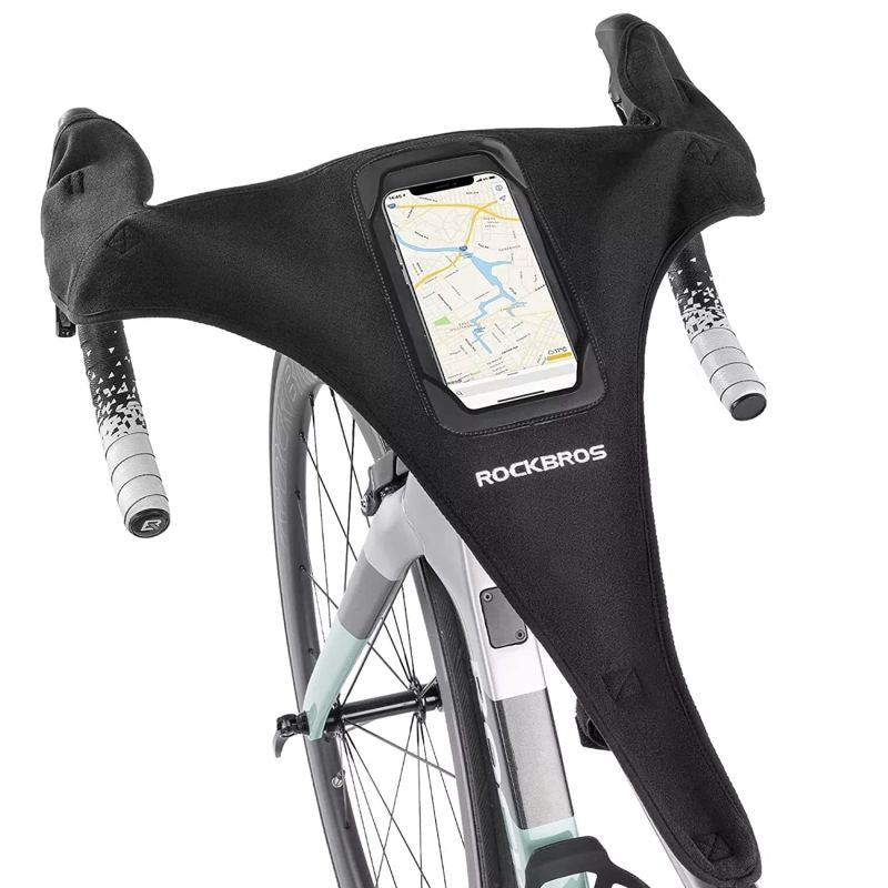 Rockbros D78 Sweat Cover with Pocket and Phone Window - fekete