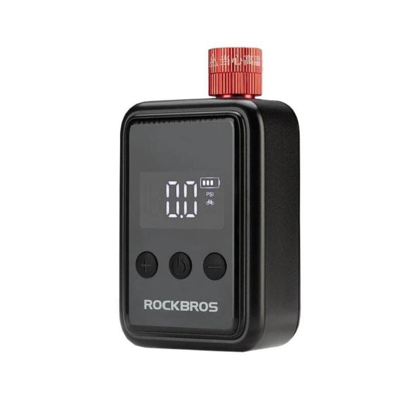 Rockbros electric pump with display, fekete pumpa