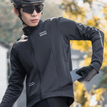 Rockbros Fall/Winter Long Sleeve Cycling Jacket L - fekete
