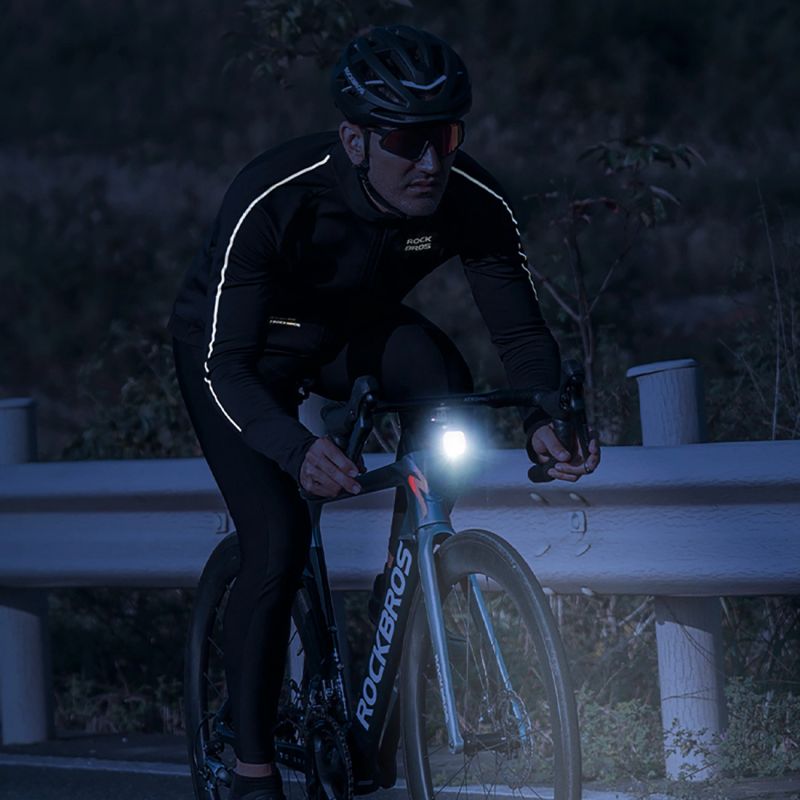 Rockbros Fall/Winter Long Sleeve Cycling Jacket M - fekete férfi