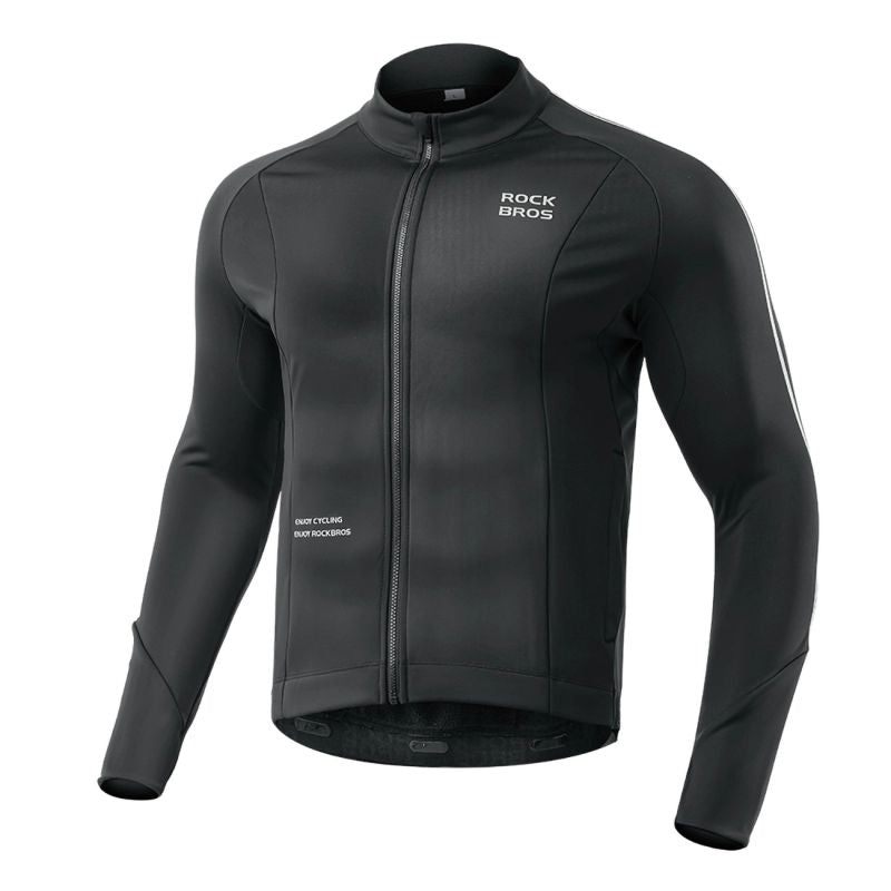 Rockbros Fall/Winter Long Sleeve Cycling Jacket S - fekete