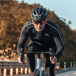 Rockbros Fall/Winter Long Sleeve Cycling Jacket XL - fekete