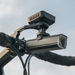 Rockbros FK-301 2-in-1 Handlebar Bike Mount for Computer/Navigator and Camera/Lighting - fekete