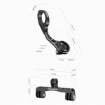Rockbros FK-301 2-in-1 Handlebar Bike Mount for Computer/Navigator and Camera/Lighting - fekete