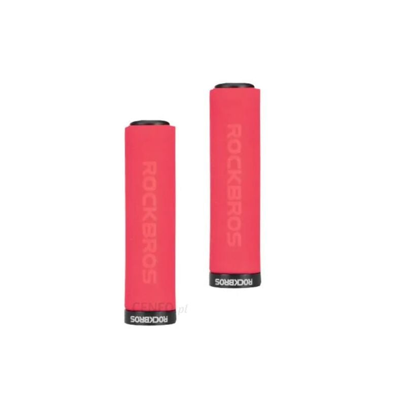 Rockbros handlebar grips red and fekete