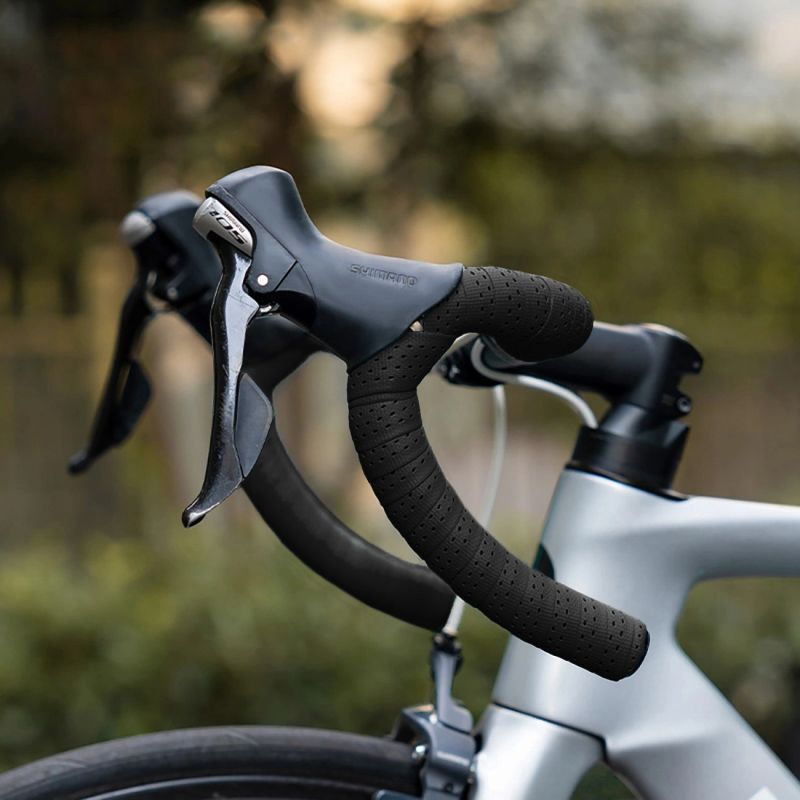 Rockbros Handlebar Tape Perforated Silicone - fekete