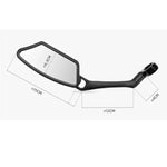Rockbros left bicycle mirror 26210007001 black