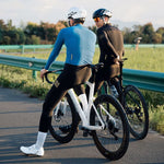 Rockbros Long Fleece Bib Tights with Pad Size S - fekete nadrág
