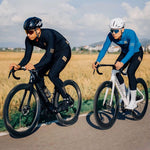 Rockbros Long Fleece Bib Tights with Pad Size S - fekete nadrág