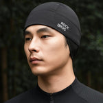 Rockbros M015 Winter Reversible Cycling Cap Size 54-61 cm - fekete kötött sapka