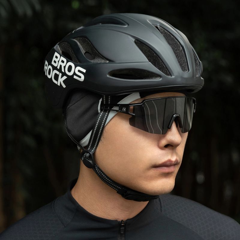 Rockbros M016 Winter Windproof Cycling Cap Size 54-61 cm - fekete kötött sapka