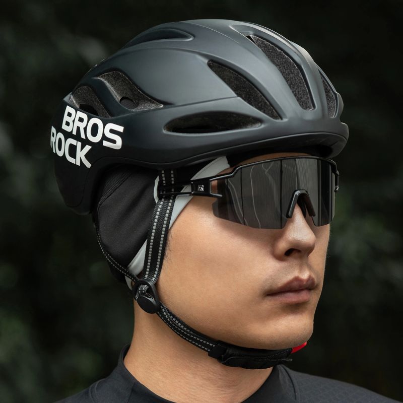 Rockbros M016 Winter Windproof Cycling Cap Size 54-61 cm - fekete kötött sapka