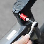 Rockbros Multitool Bicycle Tool Set with Ratchet Wrench and Tire Levers - Black fekete 304004-204137