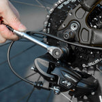 Rockbros Multitool Bicycle Tool Set with Ratchet Wrench and Tire Levers - Black fekete 304004-204137