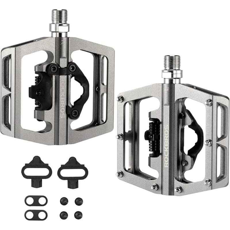 Rockbros PD15-TI Silver Bicycle Pedals