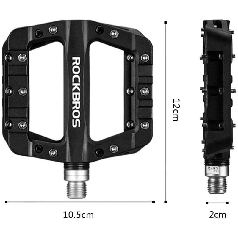Rockbros platform bicycle pedals fekete