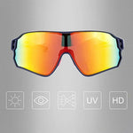 Rockbros Polarized Cycling Glasses - Blue and Pink rózsaszín napszemüveg