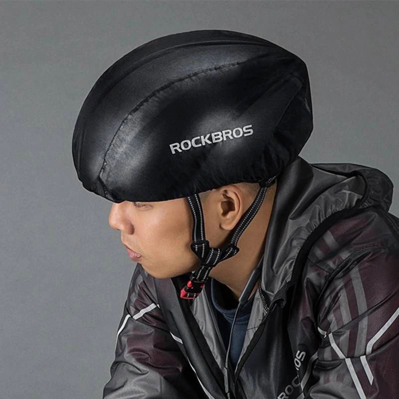 Rockbros rain cover - black czarny takaró