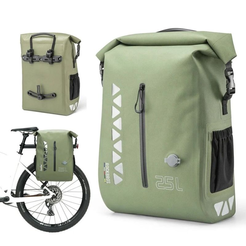 Rockbros rear rack 30140114002 25 khaki táska SI30140114002