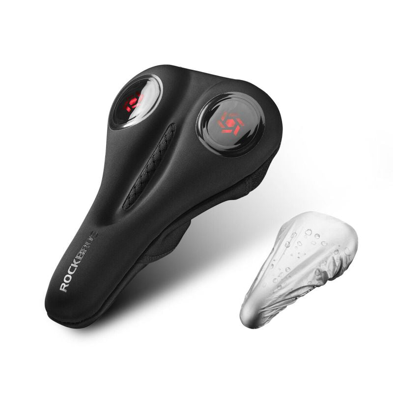 Rockbros saddle cover black and red piros takaró