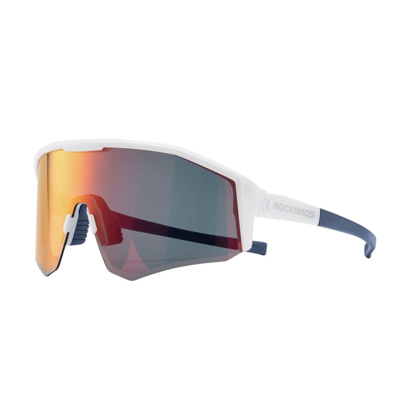 Rockbros sports glasses SP297 white with polarized lenses. fehér napszemüveg