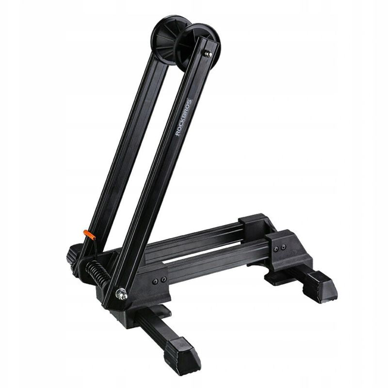 Rockbros T30 Folding Bike Stand for Front or Rear Wheel Compatible with 24-27.5 Inch and 700C Wheels - fekete