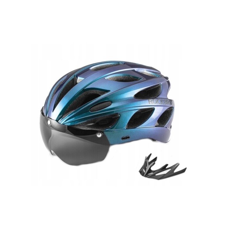 Rockbros TT-16-CB bike helmet purple (58-61cm)