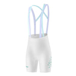 Rockbros TVI Women's Cycling Shorts with Bib and Pad Size L - fehér női rövidnadrág