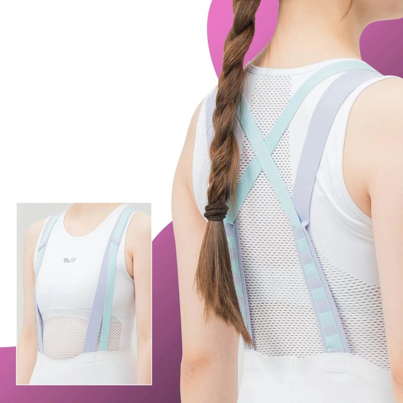 Rockbros TVI Women's Cycling Shorts with Bib and Pad Size S - fehér női rövidnadrág