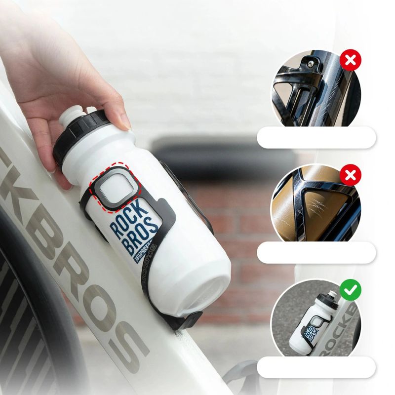 Rockbros Ultralight Aluminum Bottle Cage - fekete edzőfelszerelés