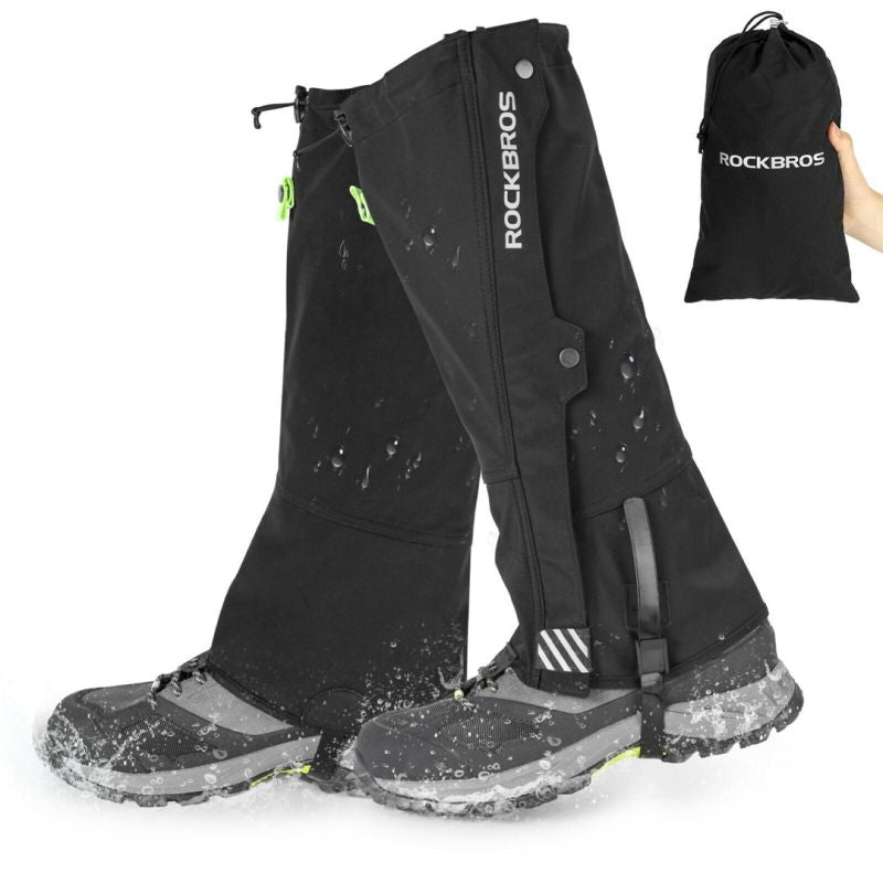 Rockbros waterproof gaiters TT014 black S/M fekete