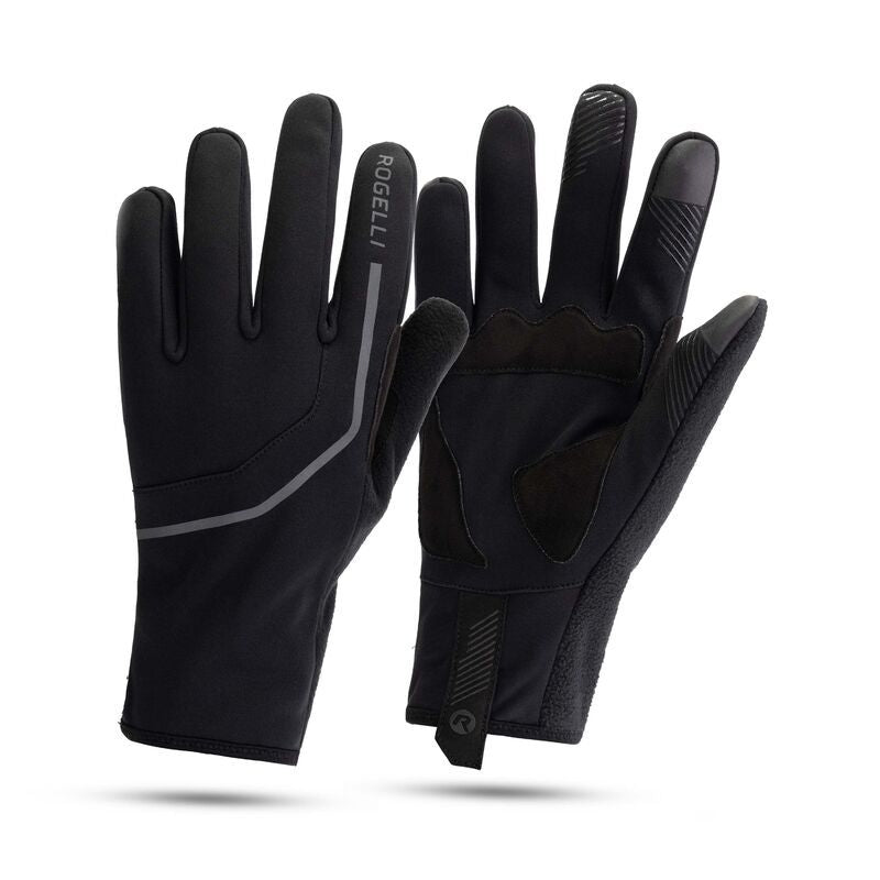 Rogelli APEX winter gloves black 2XL fekete Kerékpáros kesztyű
