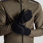 Rogelli APEX winter gloves black 2XL fekete Kerékpáros kesztyű