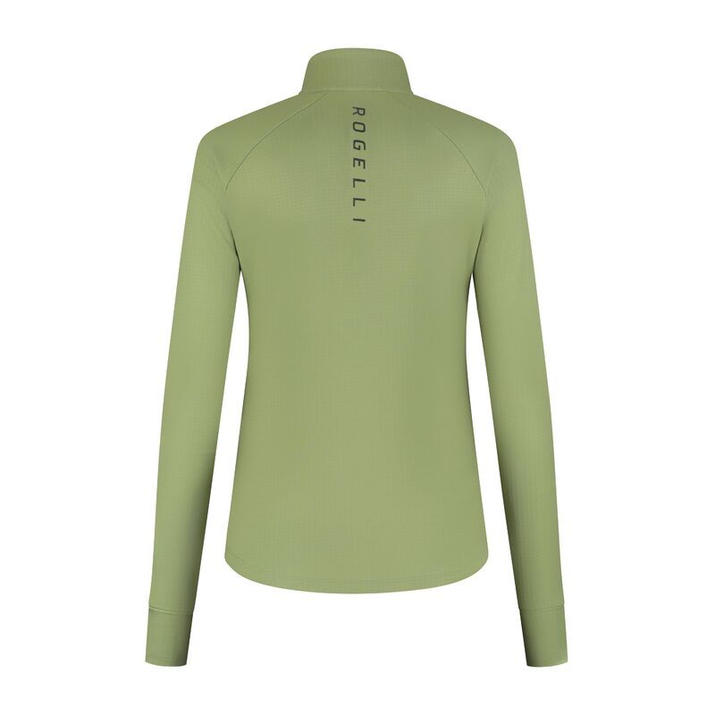 Rogelli ESSENTIAL running sweatshirt green zöld pulóver