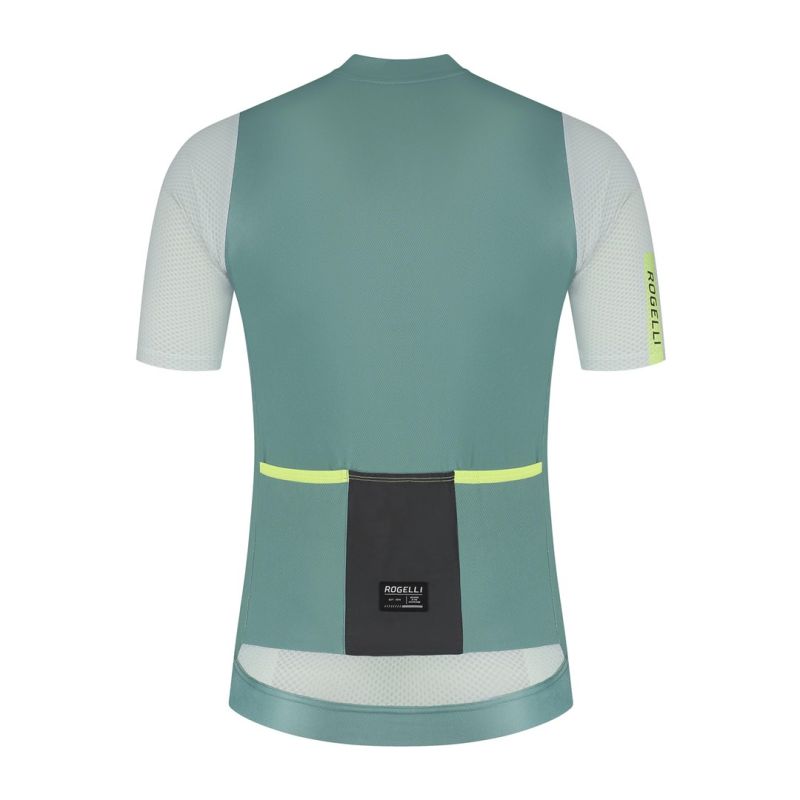 Rogelli FAST t-shirt -lime türkiz férfi póló
