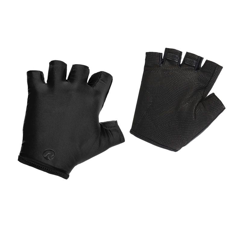 Rogelli SOLID gloves black fekete Kerékpáros kesztyű