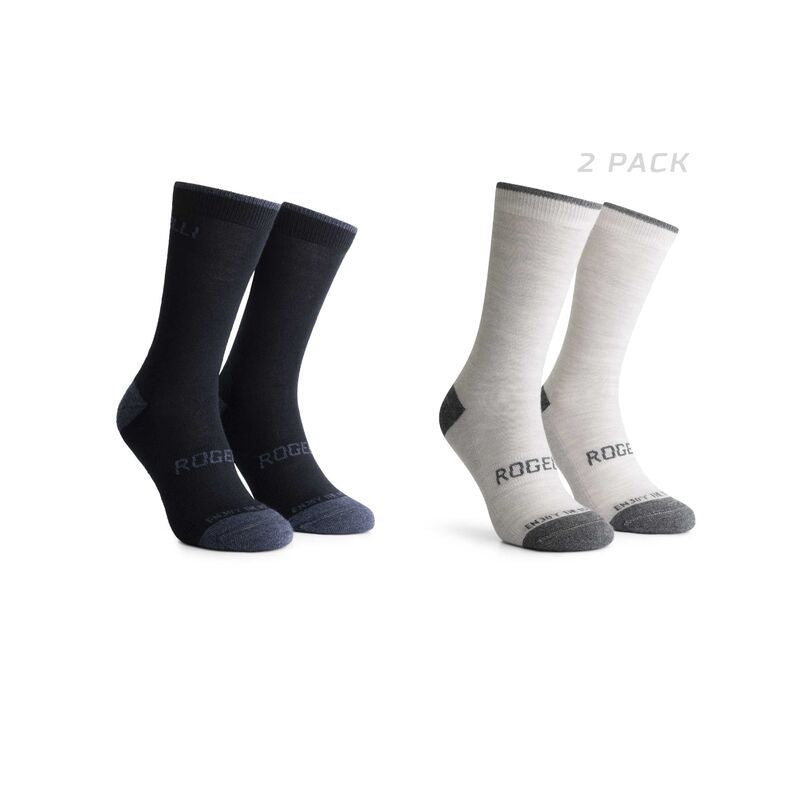Rogelli WOOL socks 2-pack blue/ szürke kerékpáros ruha