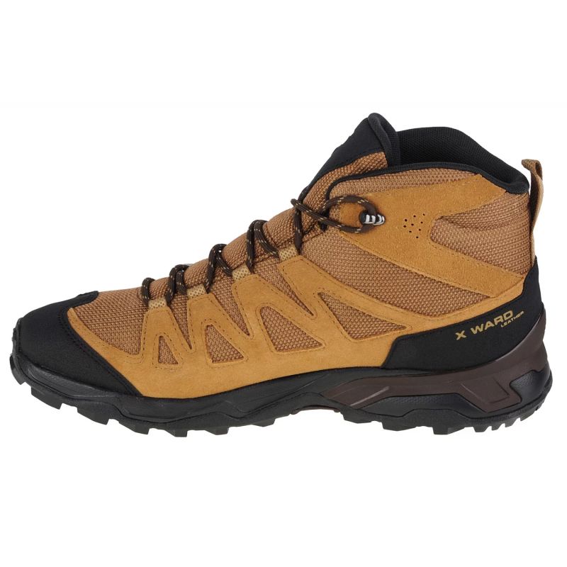 Salomon X Ward Leather Mid Gtx M Shoes férfi Túracipő 471818