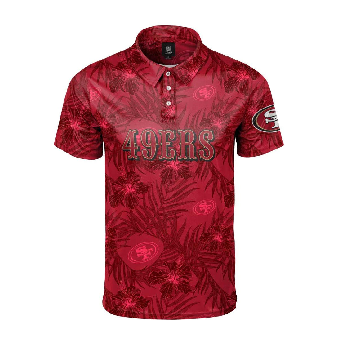 San Francisco 49ers Floral Wordmark galléros póló - Sportmania.hu