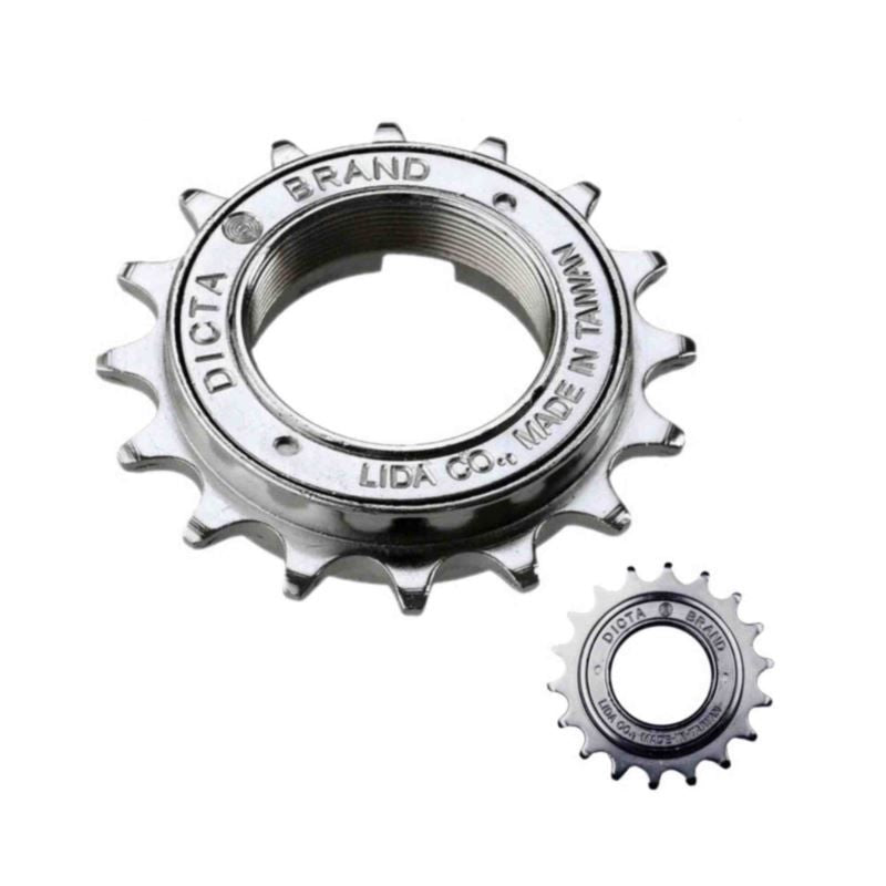 Shimano Freewheel 1 speed 16T 1/2''x1/8'' 1.37'' silver szürke kerékpár alkatrész
