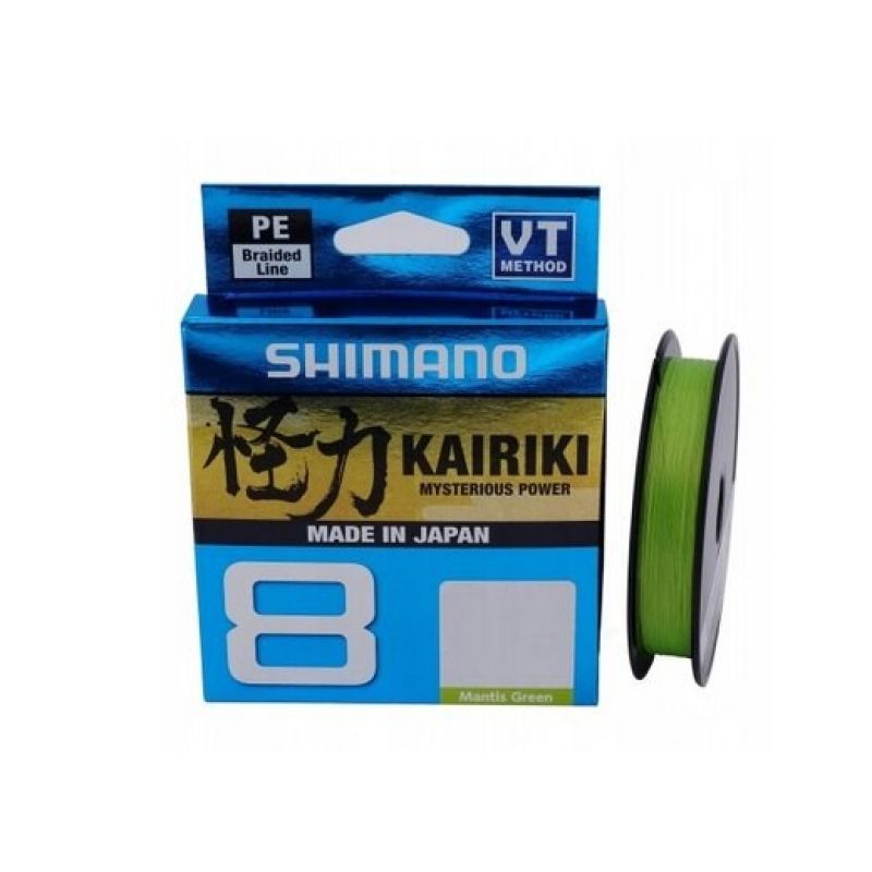 Shimano Kairiki 8 braid 0.060mm 150m 5.3kg M. zöld kerékpár alkatrész