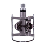 Shimano SPD Pedals PD-M324 Silver szürke kerékpár alkatrész