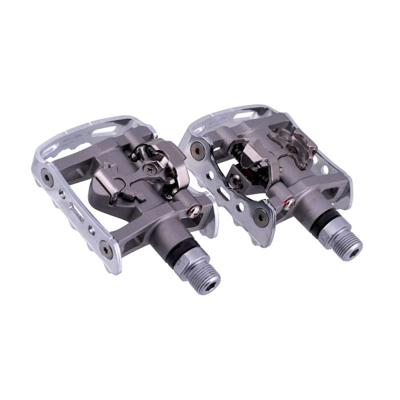 Shimano SPD Pedals PD-M324 Silver szürke kerékpár alkatrész