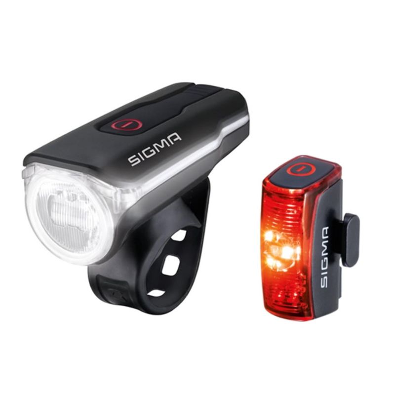 Sigma AURA 60 USB + INFINITY lamp set fekete kerékpáros computer